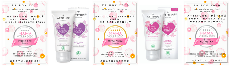 Produkty ATTITUDE bodují v anketě MAMAvolba